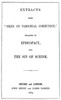 Extracts from "Sikes on Parochial Communion"