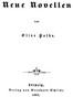 Neue Novellen