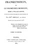 Frankenstein, ou le Prométhée moderne Volume 3 (of 3)