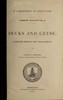 Ducks and Geese: Standard Breeds and Management