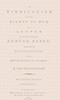 A vindication of the rights of men, in a letter to the Right Honourable Edmund Burke; occasioned by his Reflections on the Revolution in France