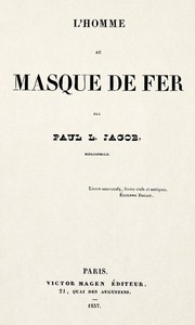 L'homme au masque de fer