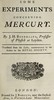 Some Experiments Concerning Mercury