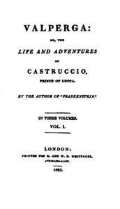 Valperga Volume 1 (of 3)