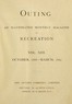 Outing; Vol. XIII.; October, 1888 to March, 1889