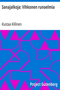 Sanajalkoja: Vihkonen runoelmia