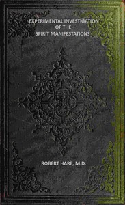 Experimental Investigation of the Spirit Manifestations