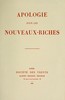 Apologie pour les nouveaux-riches