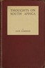 Thoughts on South Africa