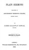 Plain Sermons, Preached at Archbishop Tenison's Chapel, Regent Street