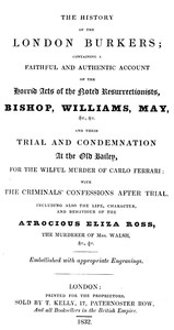 The history of the London Burkers