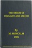 The Origin of Thought and Speech