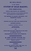 Remarks on the Present System of Road Making