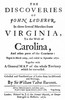 The Discoveries of John Lederer