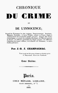 Chronique du crime et de l'innocence, tome 6/8