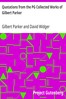 Quotations from the PG Collected Works of Gilbert Parker