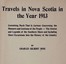 Travels in Nova Scotia in the Year 1913