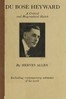 Du Bose Heyward: A Critical and Biographical Sketch