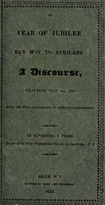 The year of jubilee; but not to Africans
