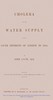 Cholera and the Water Supply in the South Districts of London in 1854