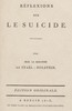 Réflexions sur le suicide
