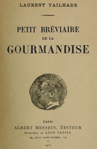 Petit bréviaire de la Gourmandise