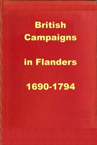 British Campaigns in Flanders 1690-1794
