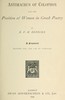 Antimachus of Colophon and the Position of Women in Greek Poetry
