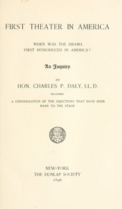 First Theater in America