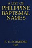 A List of Philippine Baptismal Names