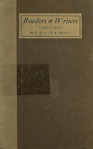 Readers and Writers (1917-1921)