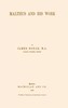 Malthus and his work