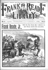 Frank Reade, Jr., with his new steam man in Mexico