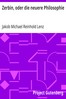 Zerbin, oder die neuere Philosophie