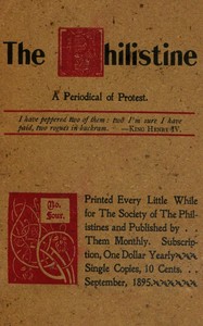 The Philistine :  a periodical of protest (Vol. I, No. 4, September 1895)