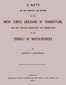 A note on the position and extent of the great temple enclosure of Tenochtitlan,