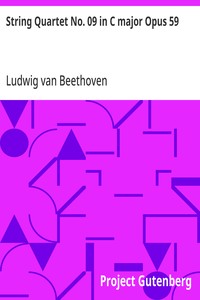 String Quartet No. 09 in C major Opus 59