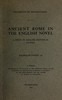 Ancient Rome in the English novel: a study in English historical fiction