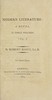 Modern literature: a novel, Volume 1 (of 3)