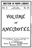 Volume of anecdotes