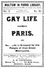 Gay life in Paris: how life is enjoyed by the people of that great metropolis