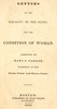Letters on the equality of the sexes, and the condition of woman