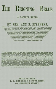 The reigning belle :  A society novel