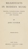 Mezzotints in modern music