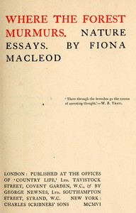 Where the forest murmurs :  Nature essays
