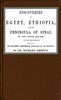 Discoveries in Egypt, Ethiopia and the peninsula of Sinai, in the years 1842-1845, during the mission sent out by his majesty, Frederick William IV of Prussia.