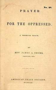 Prayer for the oppressed :  A premium tract