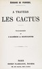 A travers les cactus :  Traversée de l'Algérie à bicyclette