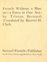 French without a master :  A farce in one act