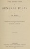 The evolution of general ideas